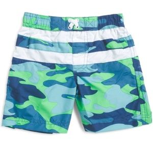 I Extreme Toddler Boys Camo Swim Trunks